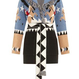 NEW Hayley Menzies Sunrise Rodeo Cardigan, Blue, Size XL